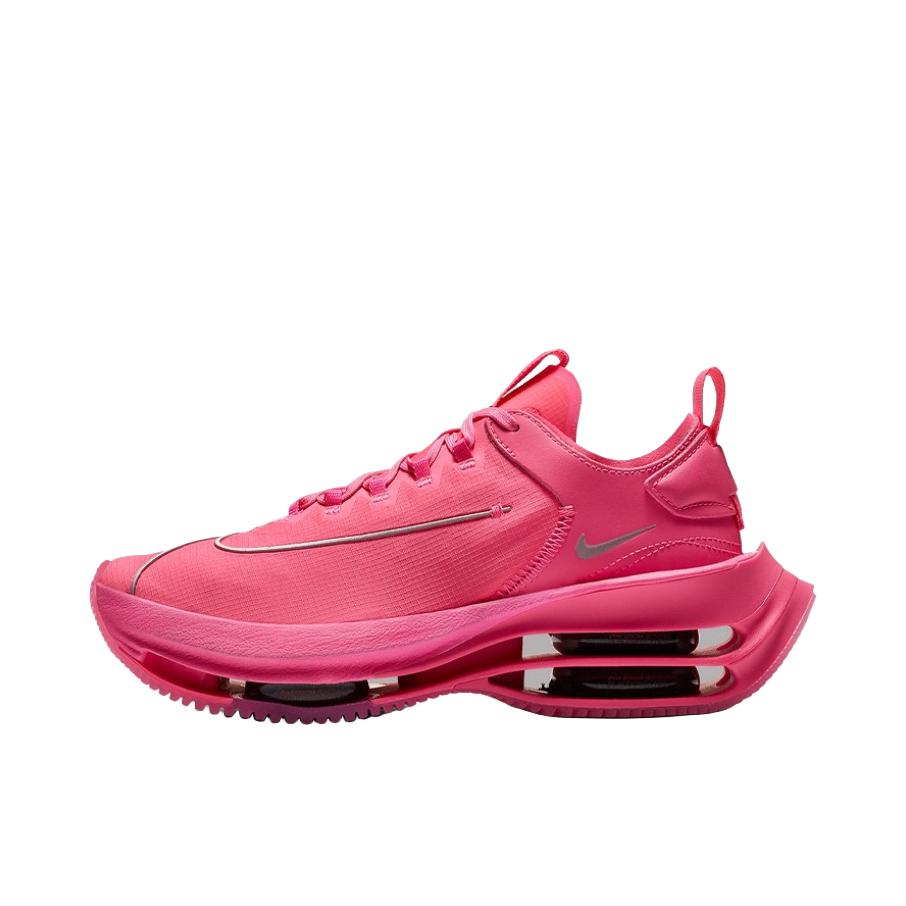 推荐商品：Nike Zoom Double Stacked 跑鞋 气垫缓震耐磨防滑舒适支撑简约休闲运动 Pink Blast 爆炸粉红/灰色