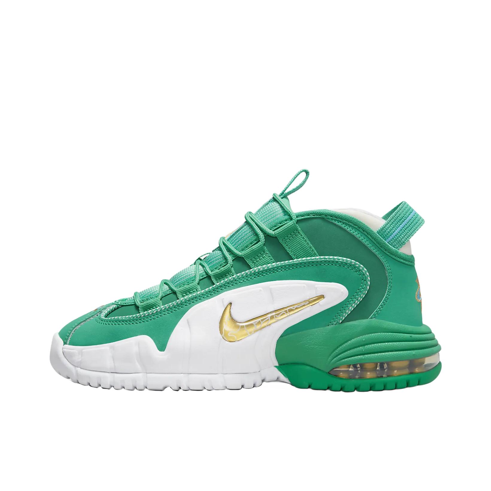 推荐商品：Nike Air Max Penny 1 哈达威 防滑耐磨 减震 复古 实战主场 运动 舒适 篮球鞋 GS/绿色