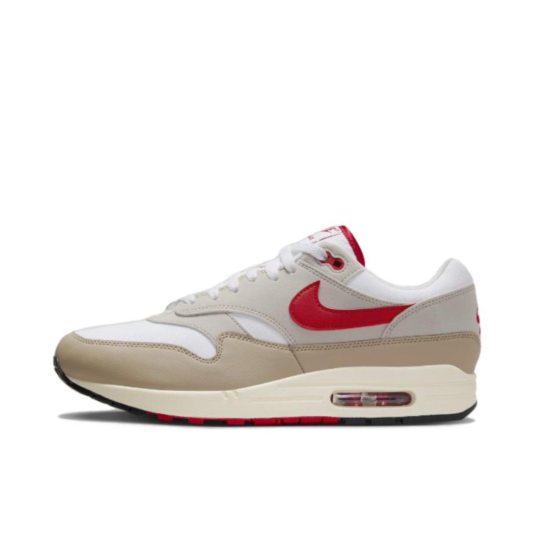 推荐商品：Nike Air Max 1 跑鞋 气垫缓震透气轻便复古运动舒适百搭潮流耐磨低帮训练防滑冬季支撑马拉松防水抓地圆头耐穿 Since ’72
