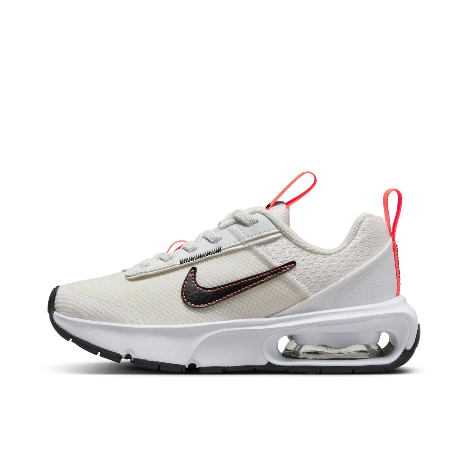 推荐商品：Nike Air Max Intrlk 跑鞋 轻便缓震防滑耐磨舒适百搭简约时尚织物合成革支撑回弹抓地 大童/白色/红色