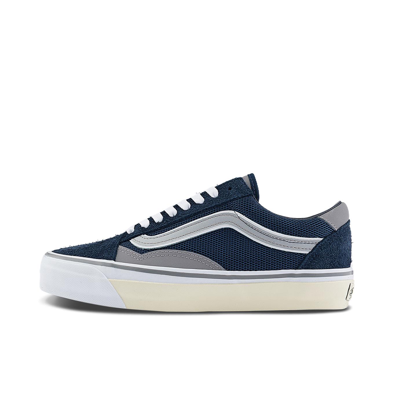 推荐商品：Vans/范斯 Old Skool 滑板鞋 板鞋 轻便防滑复古舒适经典 蓝色/白色/深灰色