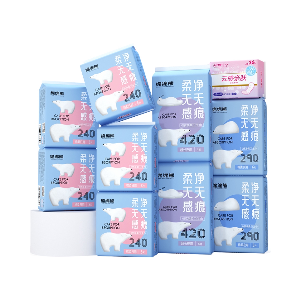 推荐商品：月月舒 棉柔卫生巾日夜用组合