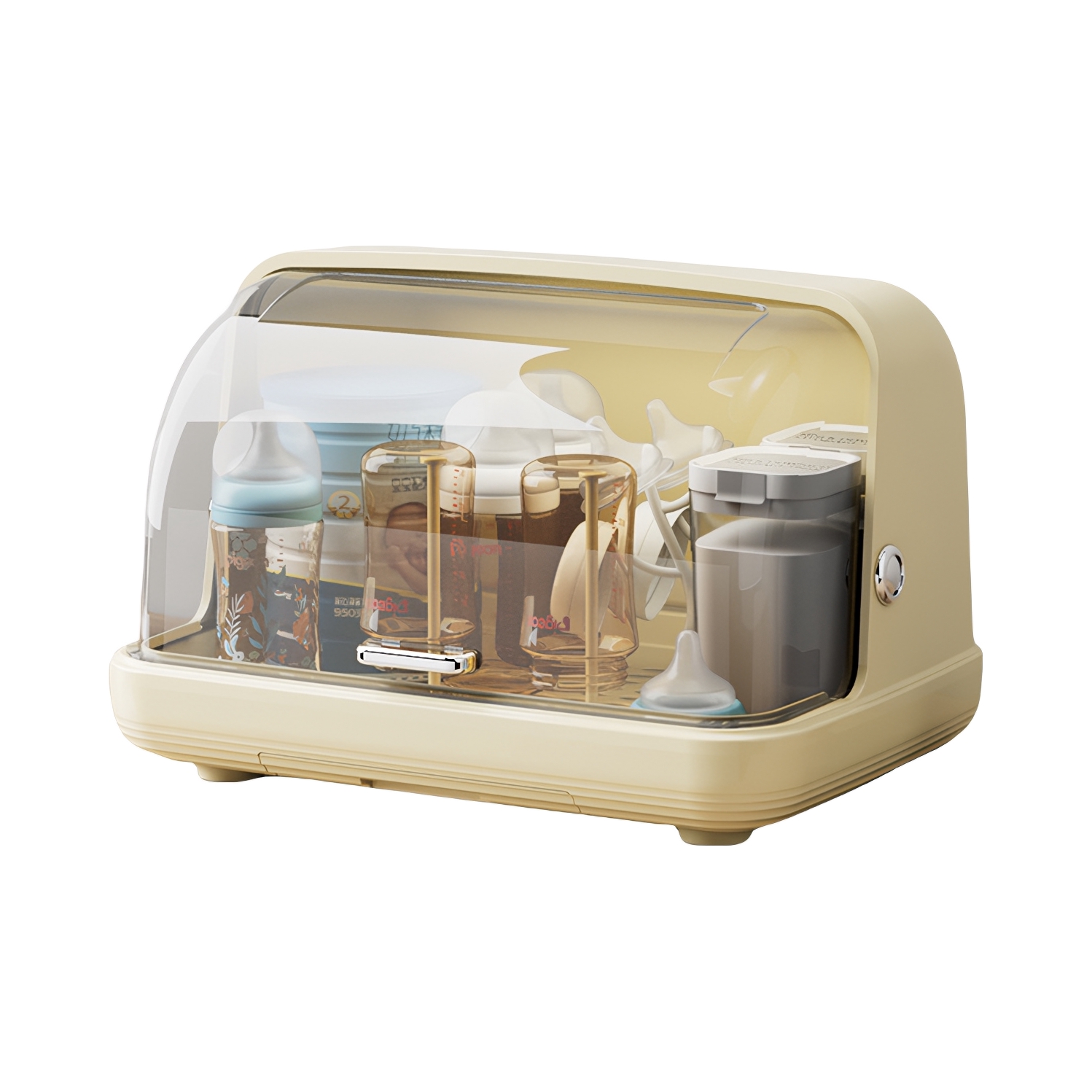 推荐商品：萌卡拉 婴儿奶瓶沥水防尘收纳盒