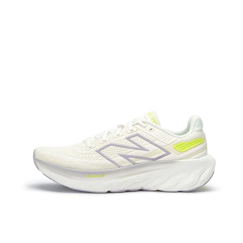 推荐商品：New Balance Fresh Foam X 1080v13 跑鞋 舒适缓震防滑耐磨慢跑圆头 女款/浅奶白