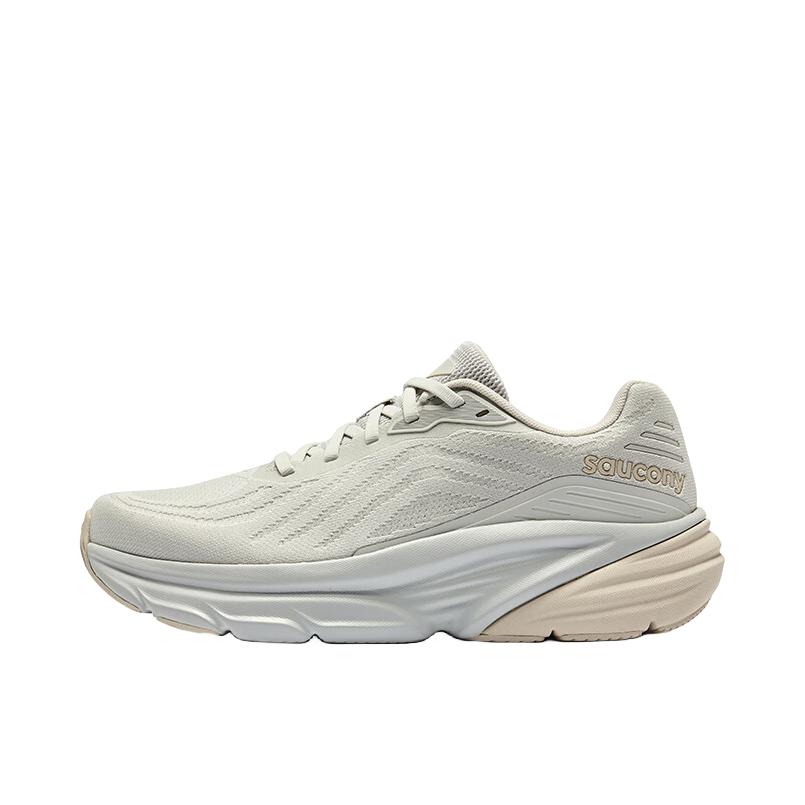推荐商品：Saucony/索康尼  GUARD 卫士  缓震回弹 防滑耐磨 通勤 舒适透气 织物 百搭  跑鞋 灰色