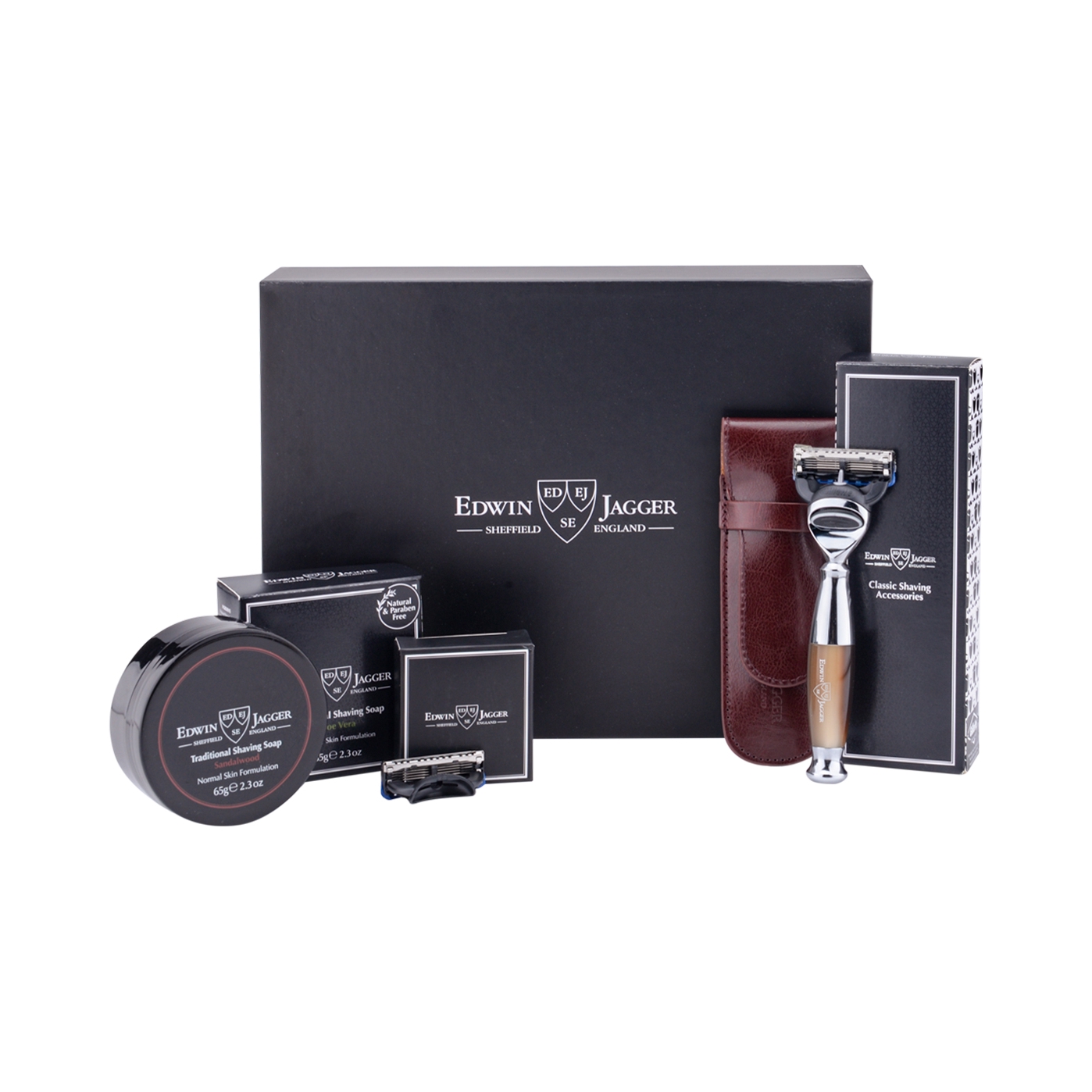 推荐商品：EDWIN JAGGER 漫步系列剃须刀套装 复古精致