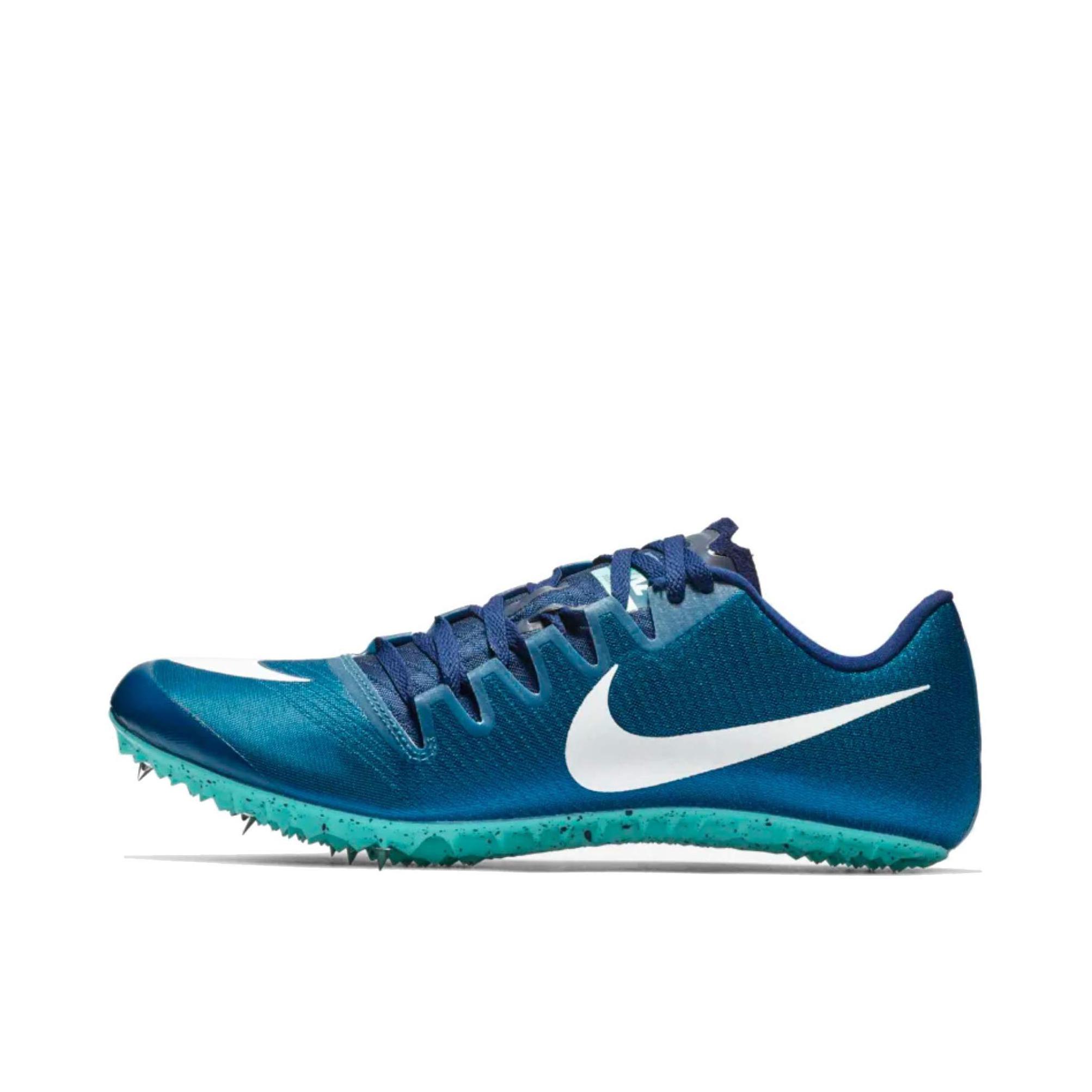 推荐商品：【苏炳添同款】 Nike Zoom Ja Fly 3 跑鞋 碳板田径竞速短跑防滑耐磨舒适减震包裹性织物马拉松 Blue/Metallic Silver 蓝/银