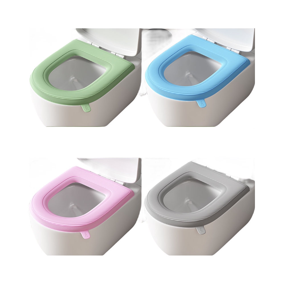 推荐商品：优勤 纯色防水可擦系 EVA 粘贴式 防水马桶坐垫四季通用 37.5cm*40cm