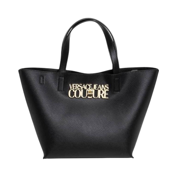 推荐商品：VERSACE JEANS COUTURE Logo徽标牌聚氨酯托特包购物袋单肩斜挎手提包