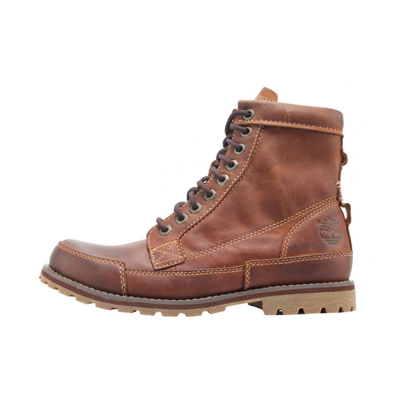 推荐商品：Timberland/添柏岚 Originals 6-Inch 英伦风 复古 皮革 踢不烂 耐磨 户外 马丁靴 深棕色