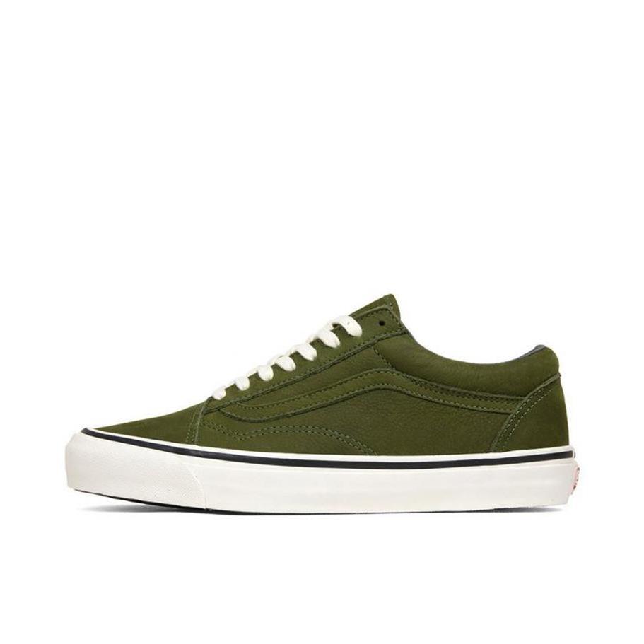 推荐商品：Vans/范斯 Old Skool 滑板鞋 板鞋 轻便防滑复古舒适经典 Winter Moss Vault/军绿