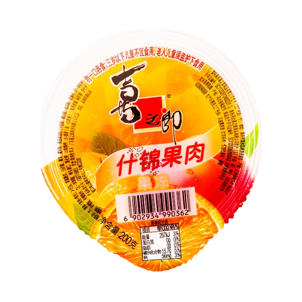 推荐商品：喜之郎 果肉果冻 200g 杯装 解馋休闲 什锦