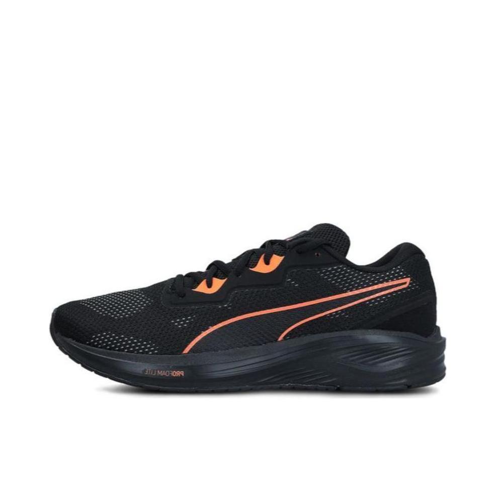 推荐商品：Puma/彪马 Aviator Profoam Sky 织物 轻便 网面透气 缓震耐磨 复古 休闲运动 跑鞋 黑色-极致橙色 
