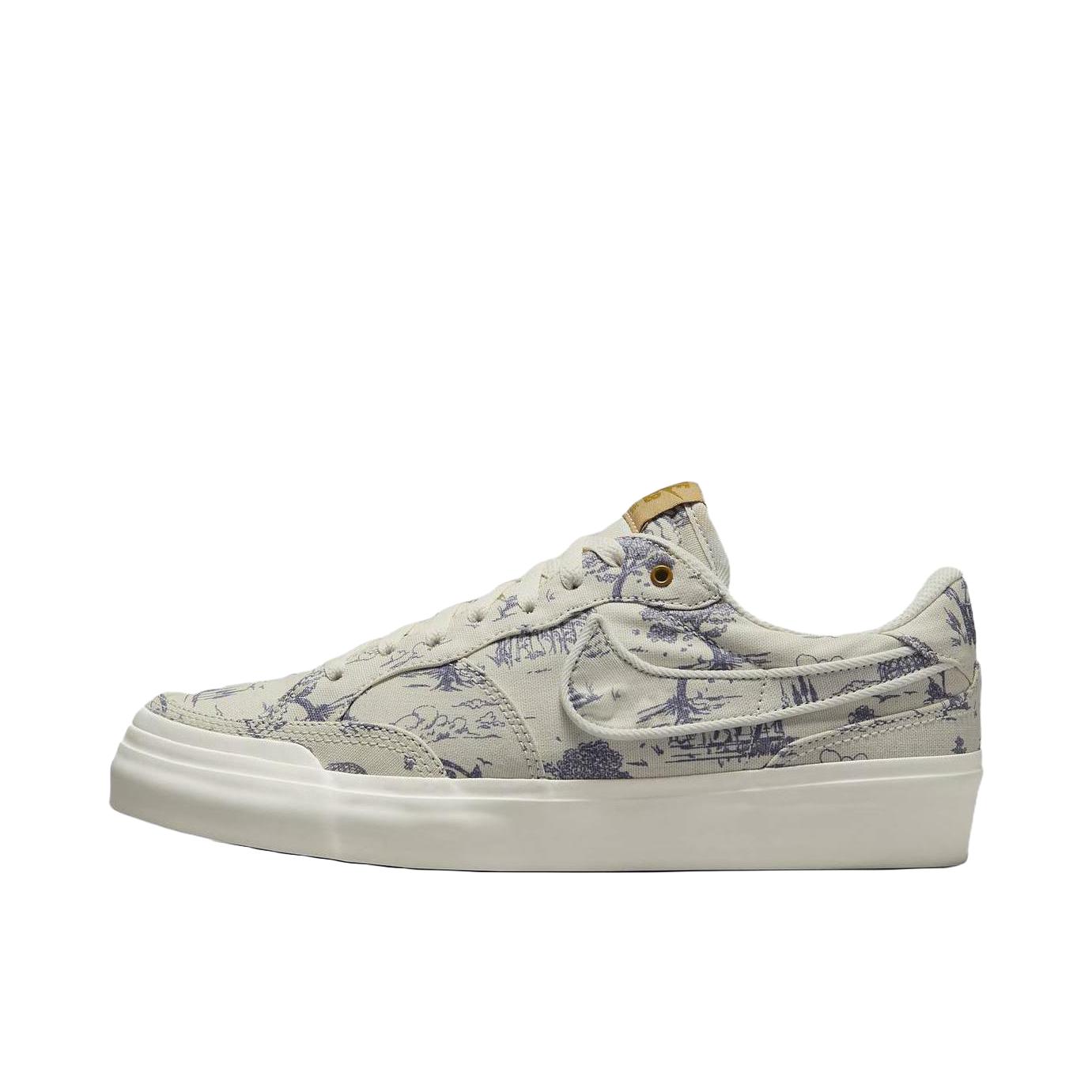推荐商品：Nike SB Zoom Pogo 休闲 时尚潮流 舒适透气 防滑 耐磨 板鞋 米色/紫色