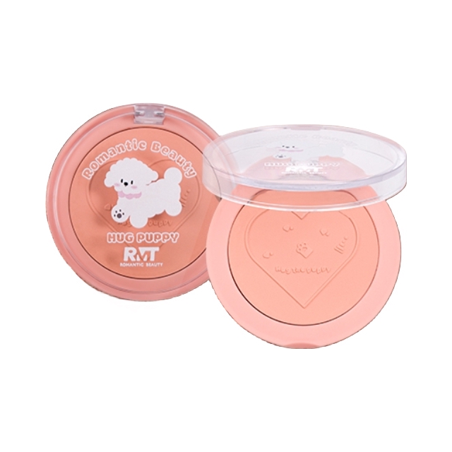 romantic beauty/罗小曼 比熊单色修容提亮腮红 防水防汗超自然哑光细闪 3.8g 11西柚冰茶