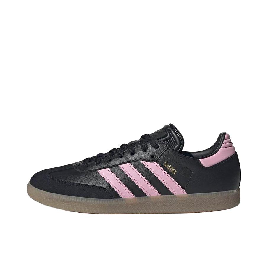 推荐商品：adidas Originals Samba OG T头鞋 板鞋 经典复古舒适百搭耐磨合成革圆头薄底贴合 INTER MIAMI CF联名/黑色/粉色