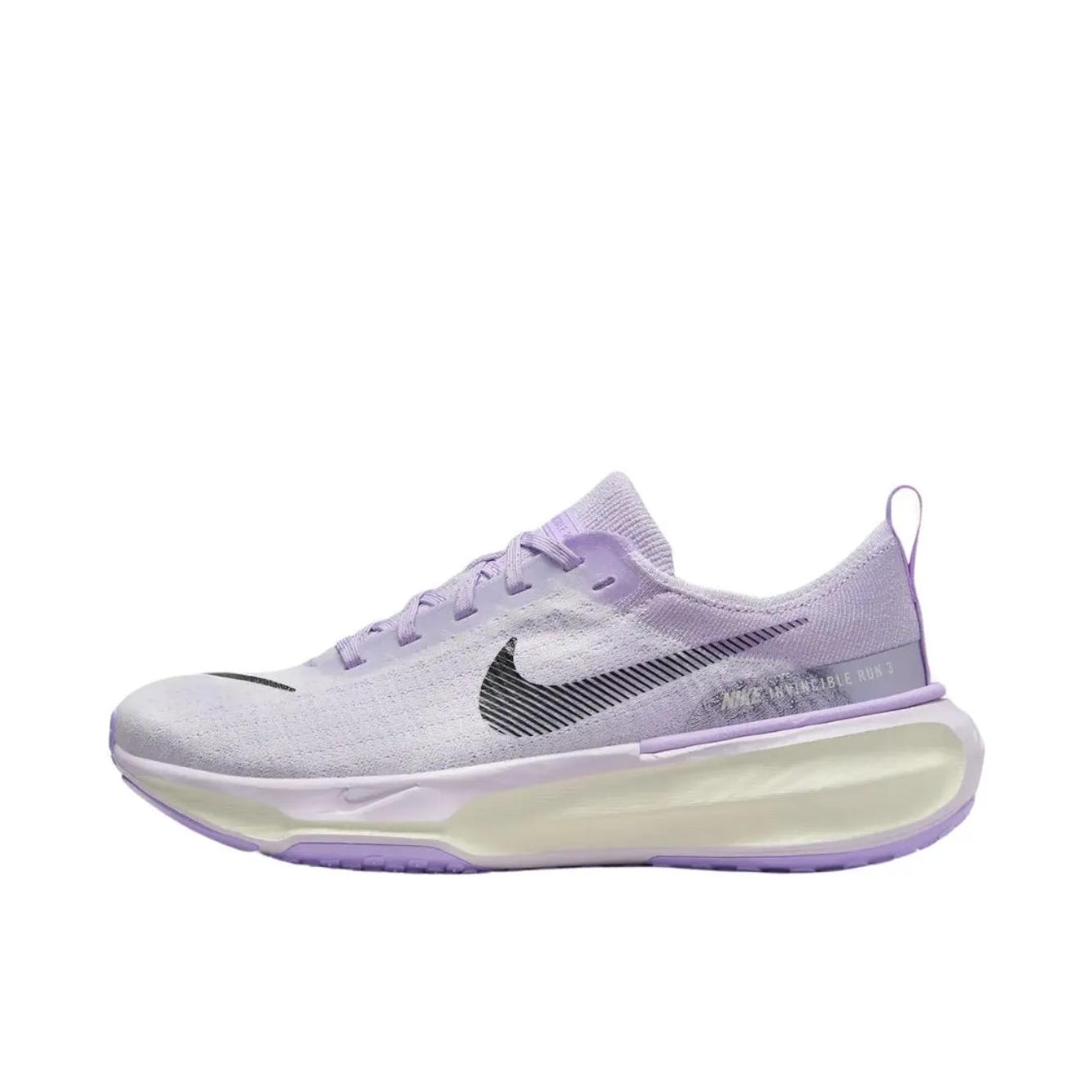 推荐商品：Nike Invincible 3 跑鞋 透气缓震织物运动支撑训练轻便平跟 女款/紫色