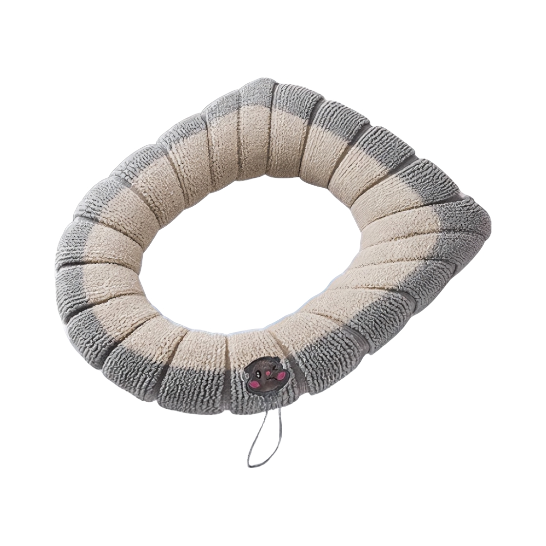 推荐商品：有乐 双拼系列 加厚式 提手款 针织毛绒 马桶垫 9918 38*48cm