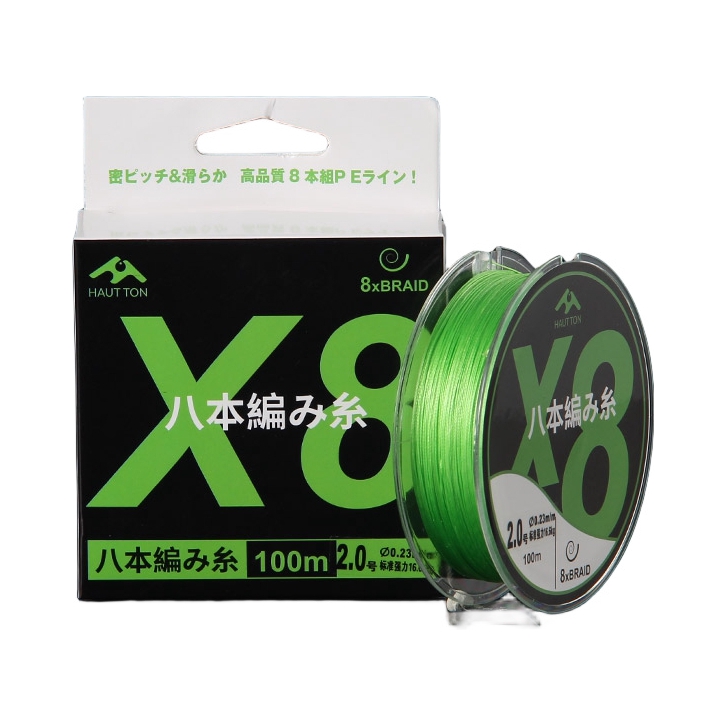 推荐商品：HAUT TON/皓顿 禅丝PE线 耐磨远投 顺滑 强拉力 不褪色 微物 夜丝 昼丝 鱼线