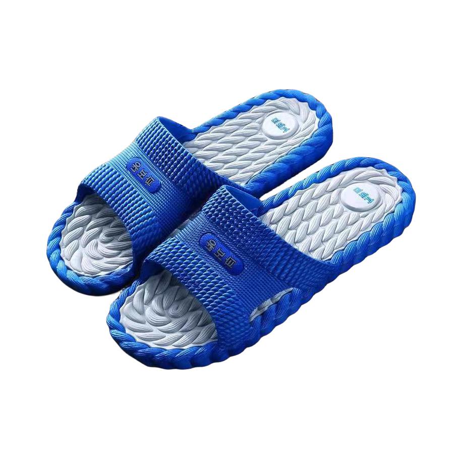 推荐商品：防臭 防滑 塑胶 外穿 室内 拖鞋 灰色/蓝色