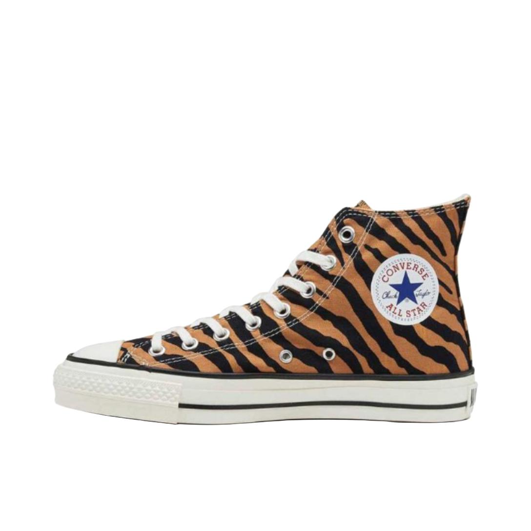 推荐商品：Converse/匡威 Chuck Taylor All Star 帆布鞋 常青款轻便防滑耐磨百搭复古圆头减震贴合高帮 豹纹/黑色