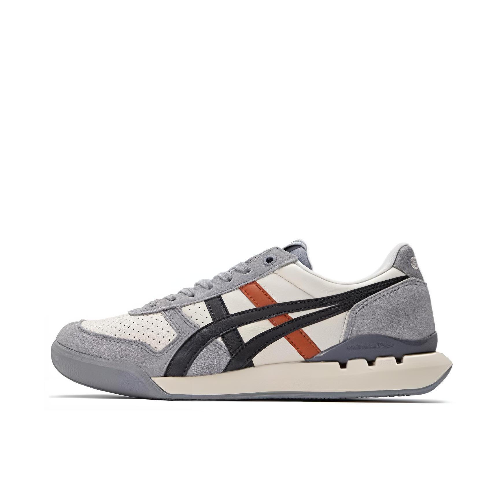 推荐商品：Onitsuka Tiger Ultimate 81 EX 耐磨百搭 舒适透气 时尚复古 织物 休闲鞋 灰色/白色