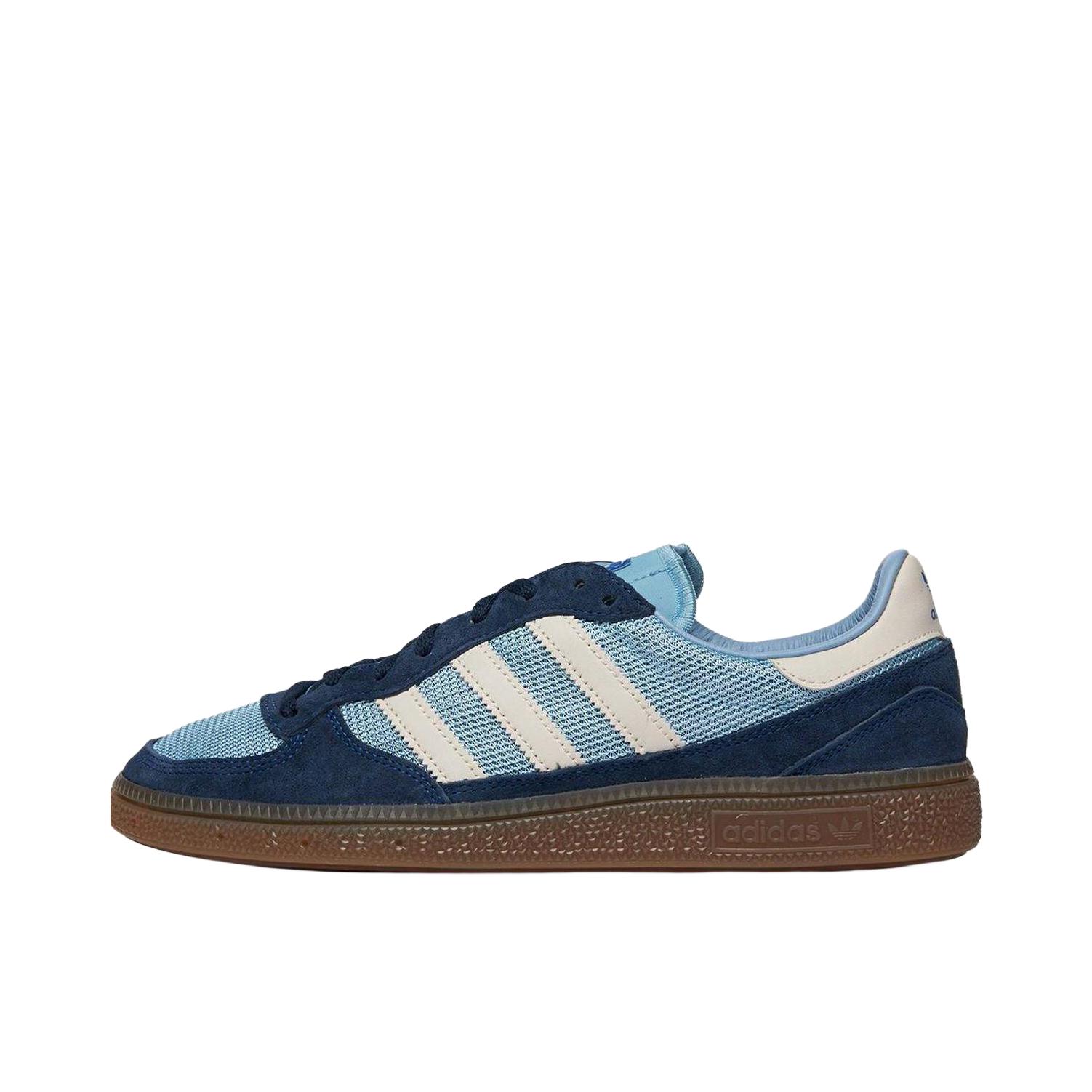 推荐商品：adidas Originals Handball Spezial 薄底鞋 T头鞋 德训鞋 板鞋 简约百搭复古轻便防滑耐磨贴合圆头耐穿 spezial联名/蓝色/白色/棕色 