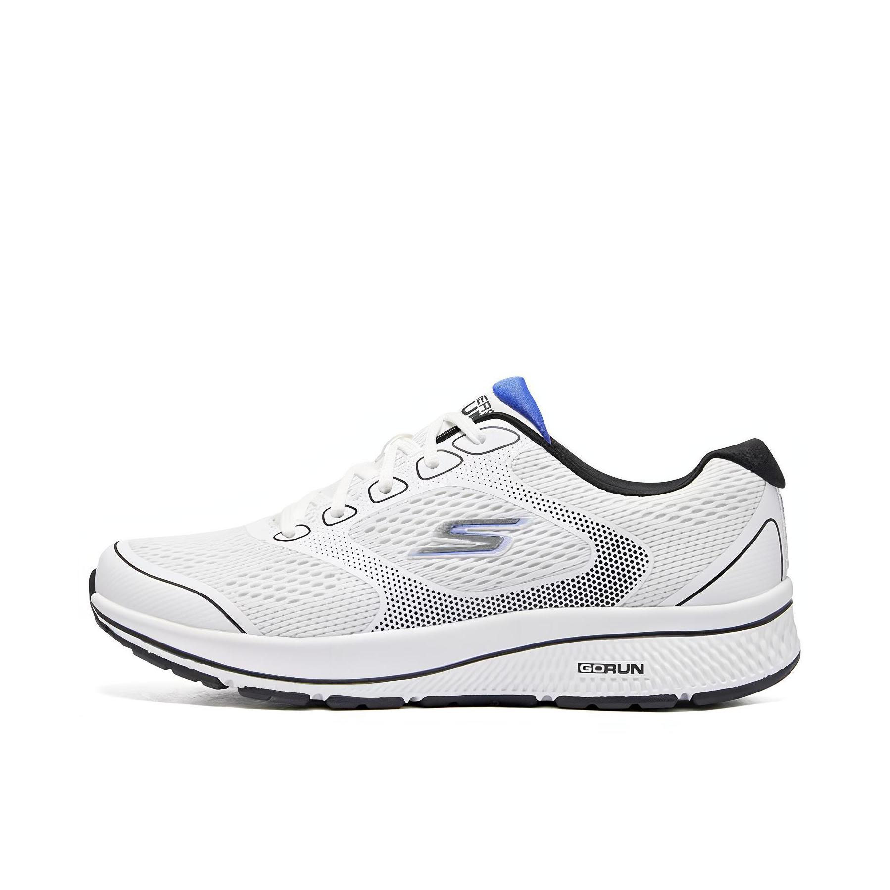 推荐商品：Skechers/斯凯奇 Go Run Consistent 软底 休闲轻质 增高鞋 跑鞋 白色/蓝色/黑色