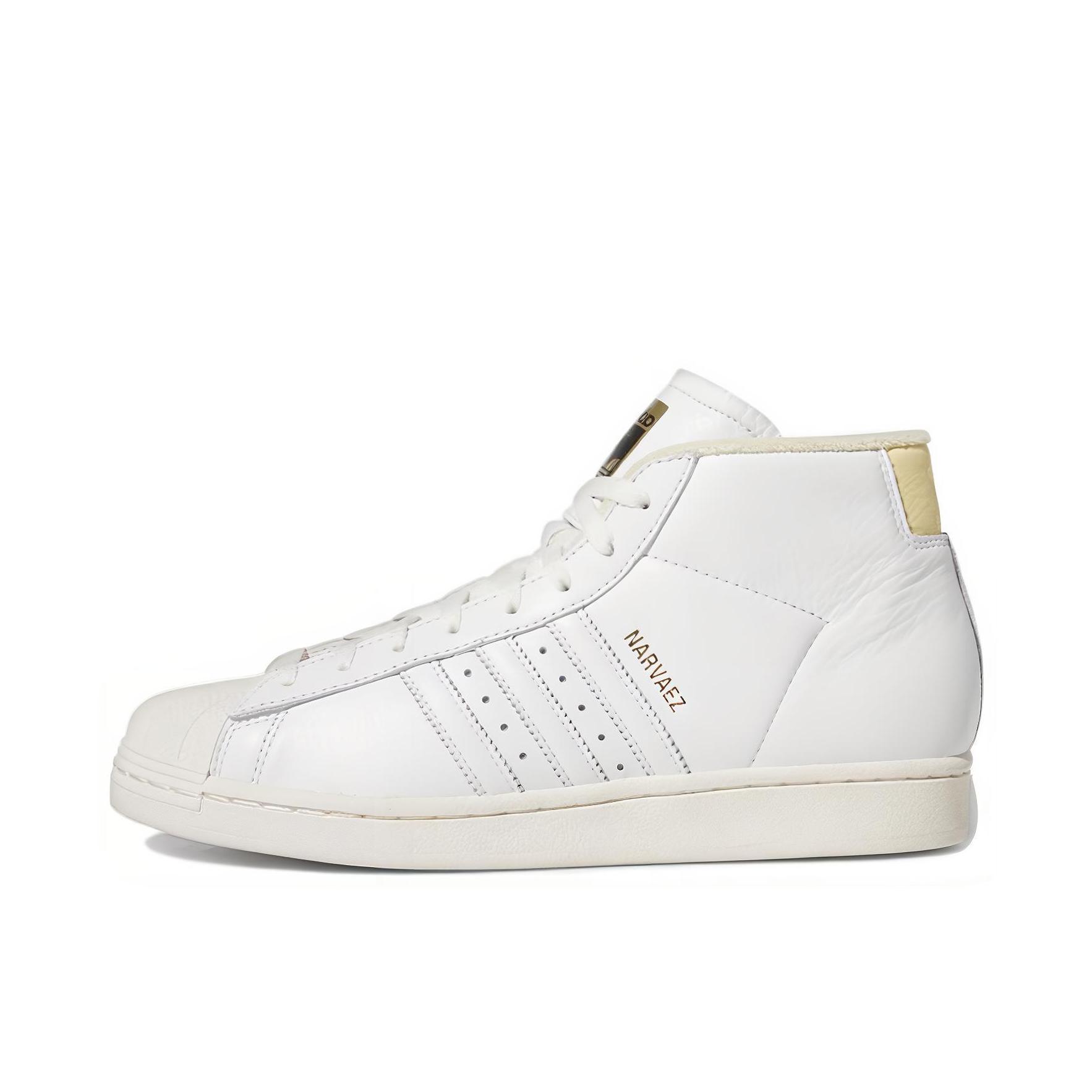 推荐商品：adidas Originals Pro Model 板鞋 时尚百搭休闲舒适透气防滑耐磨复古运动 Sam Narvaez联名/白色