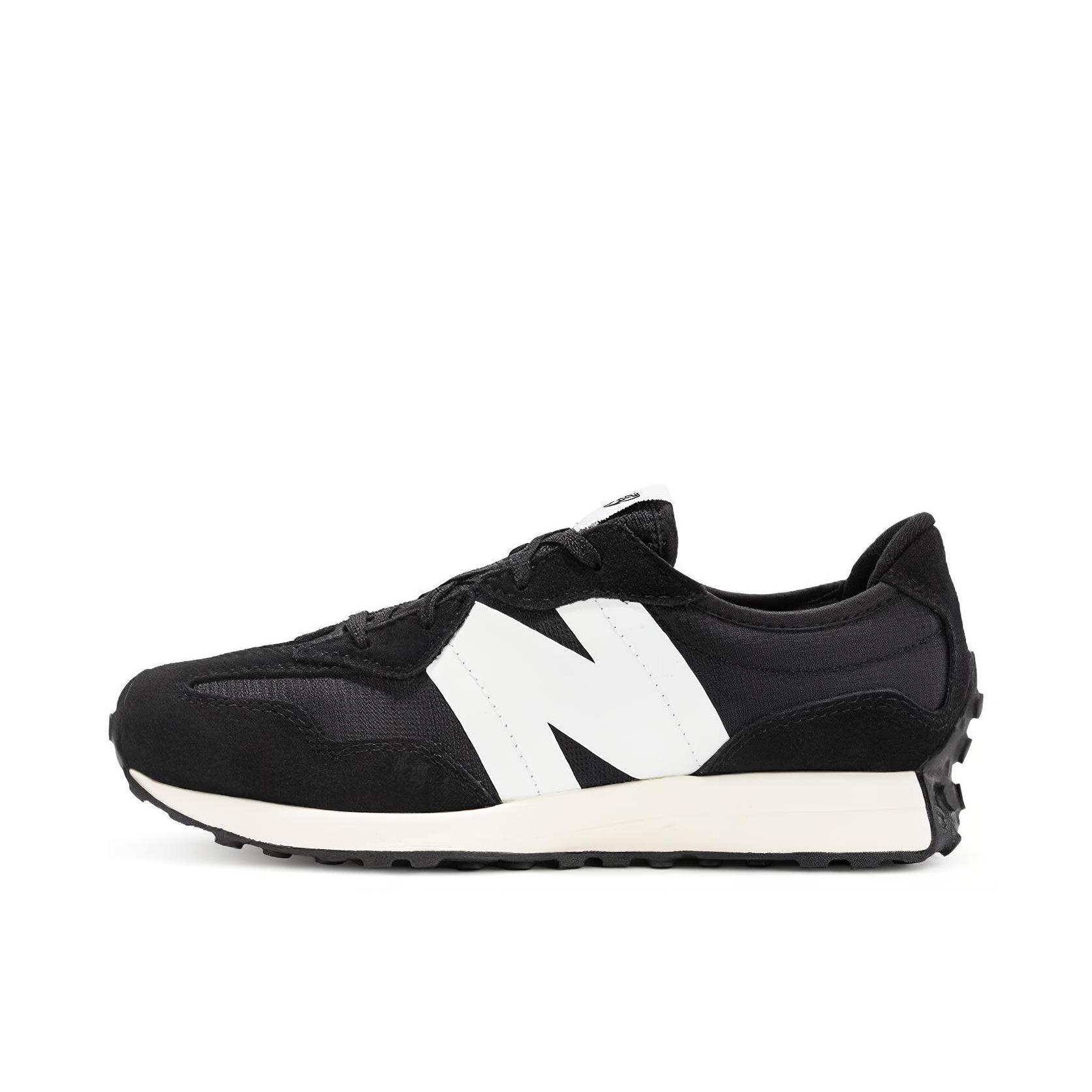 推荐商品：【IU同款】 New Balance 327 跑鞋 舒适复古防滑耐磨休闲透气减震拼接运动防水织物慢跑圆头 大童/米白/黑