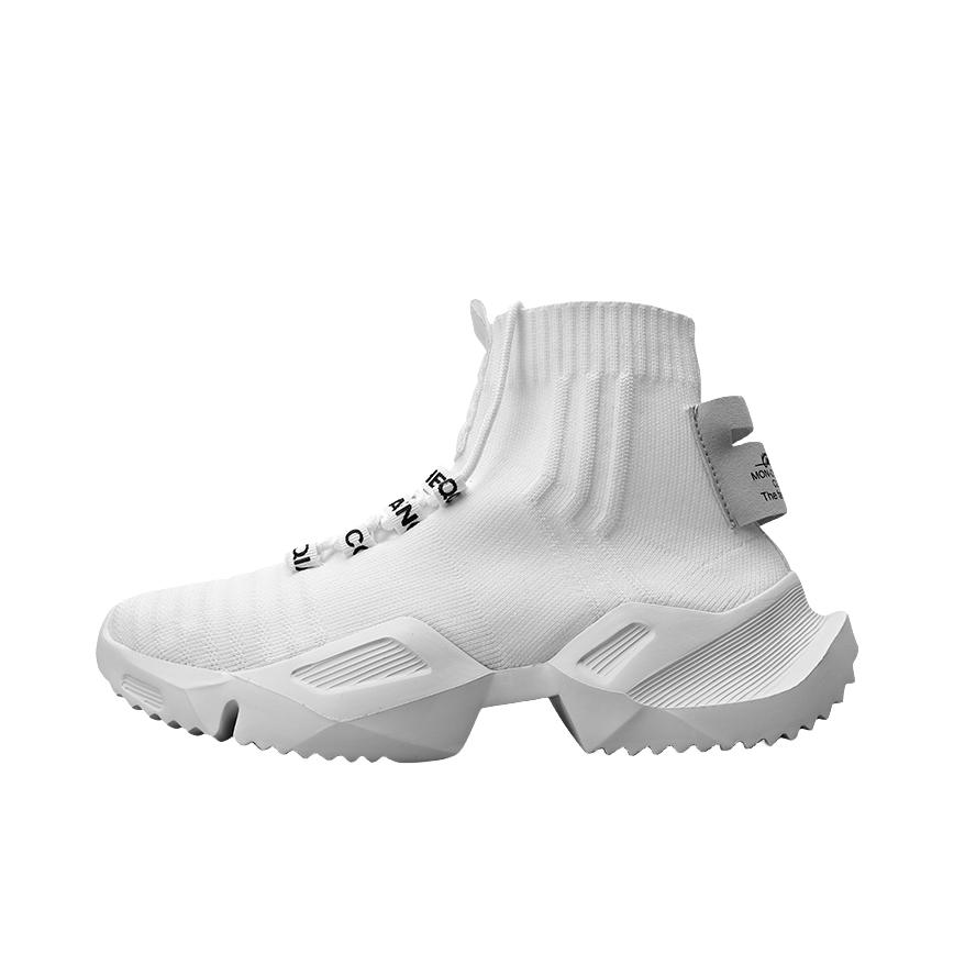 推荐商品：PLAY COBBLER/花花皮匠 简约 皮革 拼接 透气 时装靴 TY-88818 白色