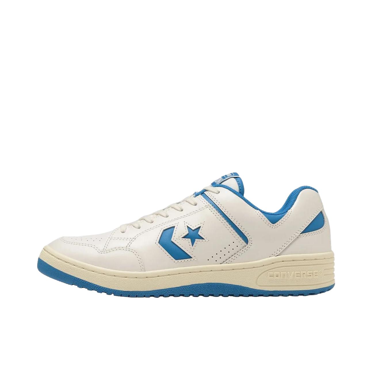 推荐商品：Converse/匡威 Weapon Sk Ox 防滑耐磨 防水 舒适透气 百搭复古 时尚 板鞋 白色/蓝色