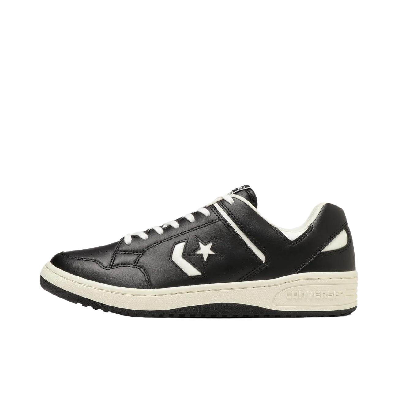 推荐商品：Converse/匡威 Weapon Sk Ox 防滑耐磨 防水 舒适透气 百搭复古 时尚 板鞋 黑色/米色