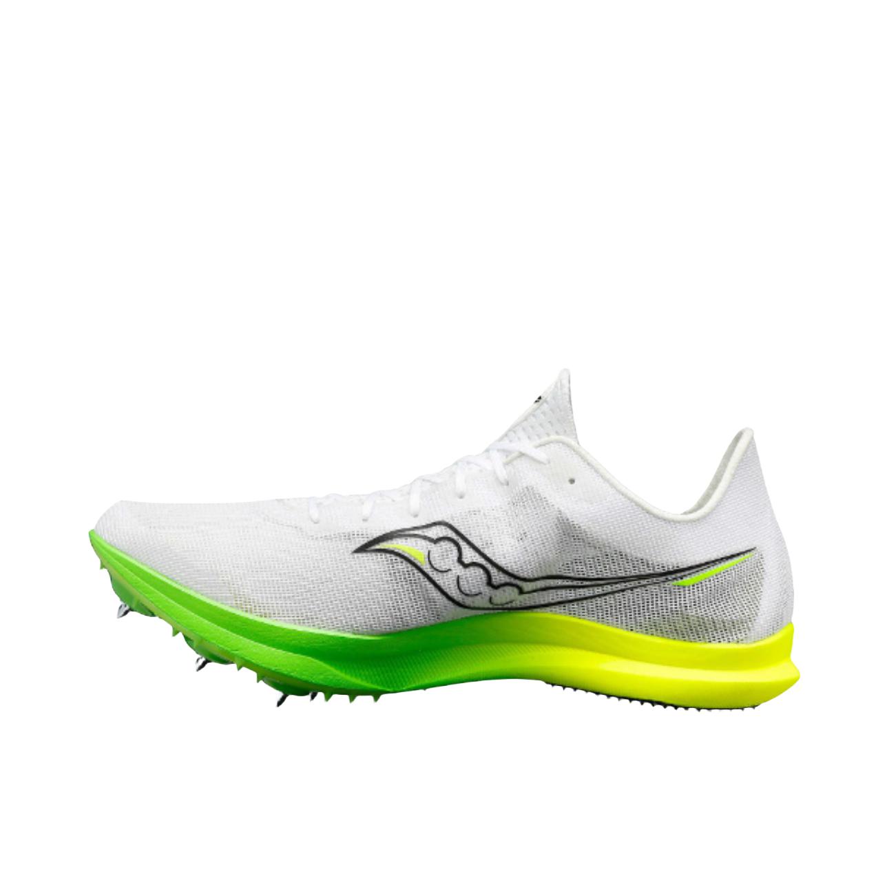 推荐商品：Saucony/索康尼 Endorphin 3 透气 防滑 低帮 跑鞋 女款/白色/绿色