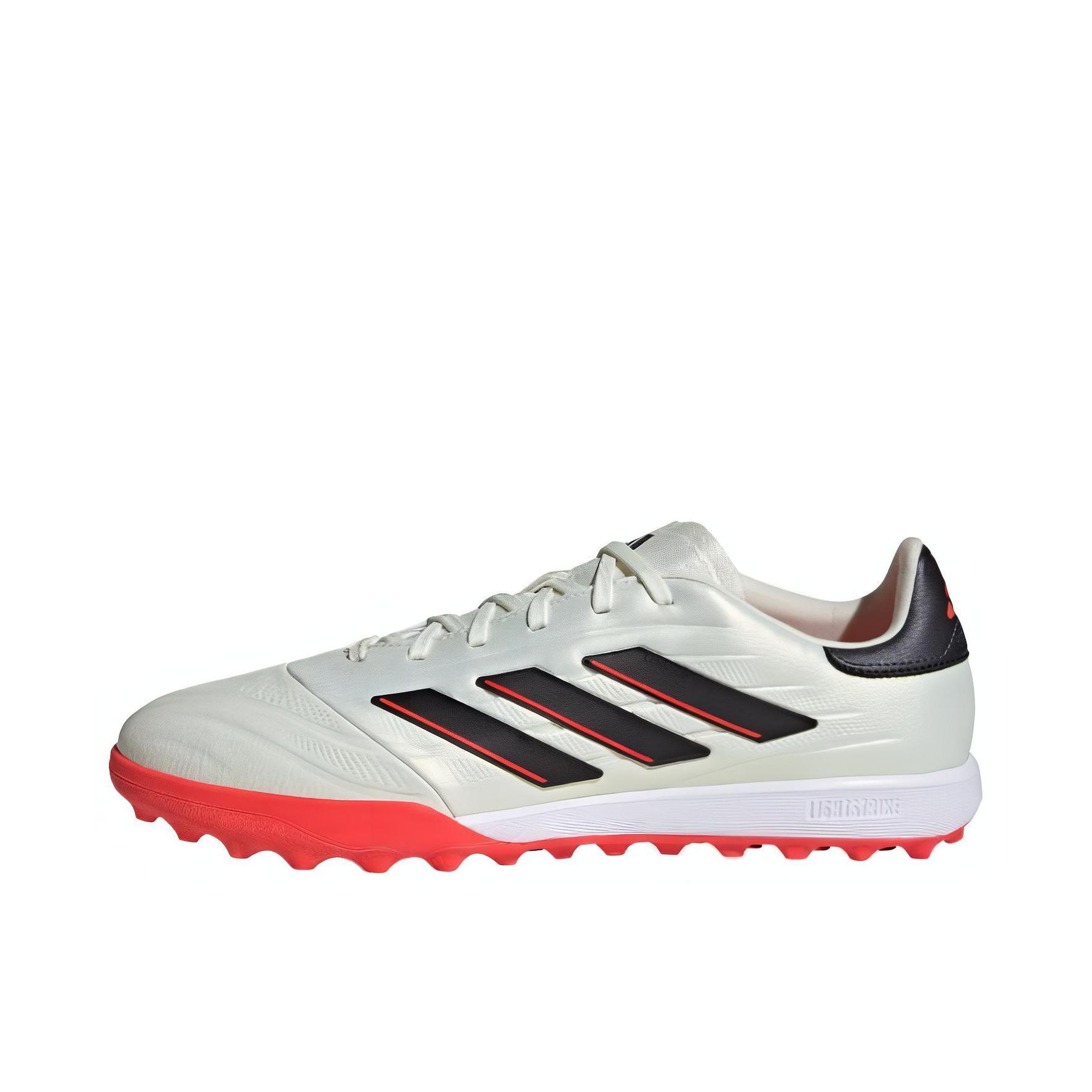 推荐商品：adidas COPA PURE 2 ELITE TF 超顶级 胶质碎钉 人造草地 缓震 足球鞋 白色/红色