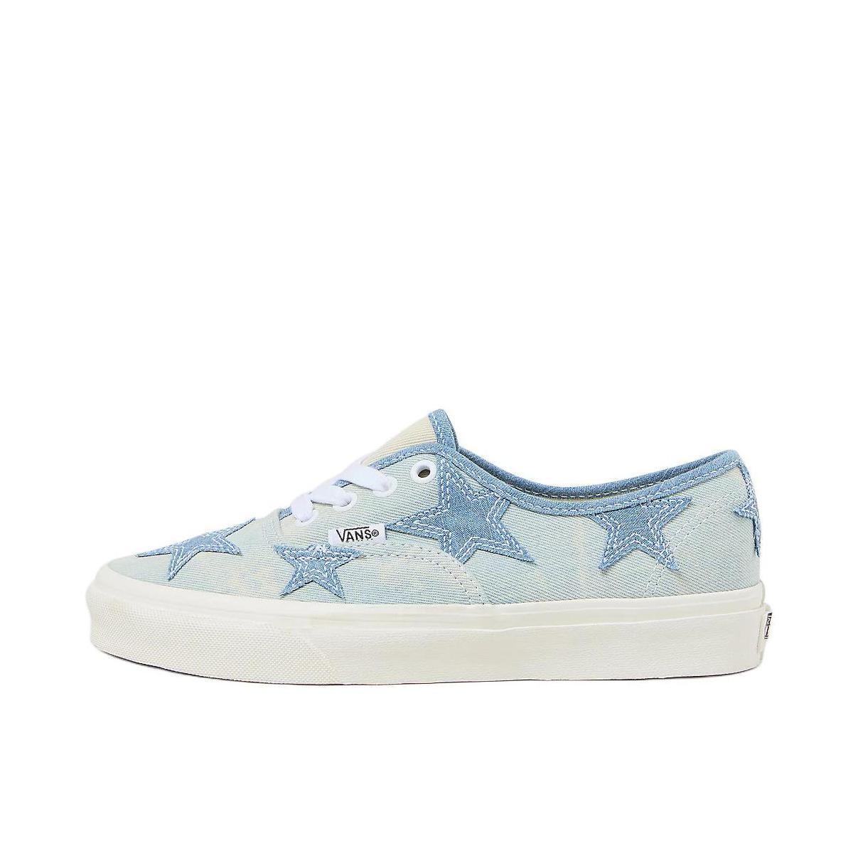 推荐商品：Vans/范斯 Authentic 潮流休闲 轻便舒适 防滑耐磨 百搭运动 复古 板鞋 女款/蓝色/白色