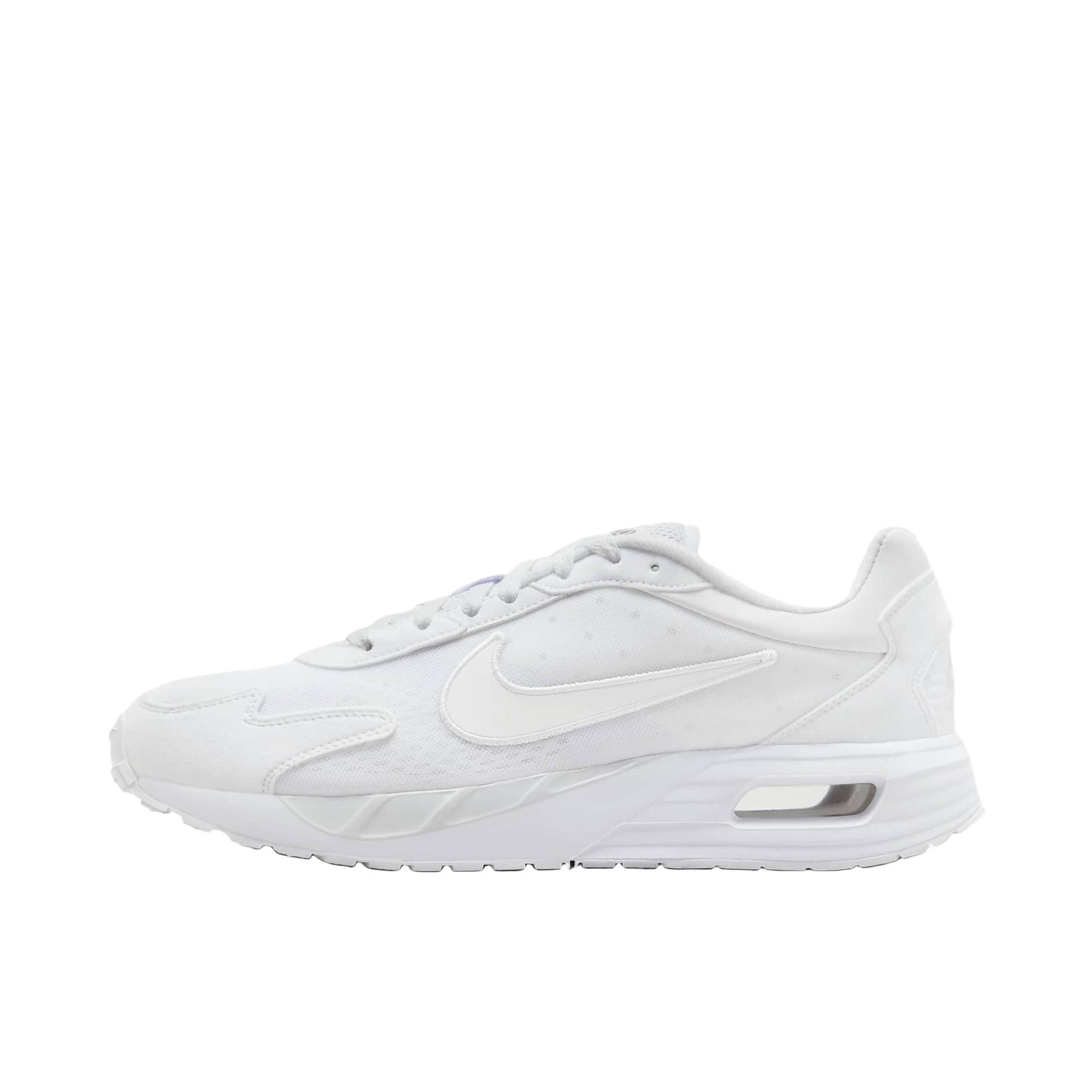 推荐商品：Nike Air Max Solo 运动休闲鞋 训练舒适轻便网面透气缓震耐磨支撑复古抓地 纯白色
