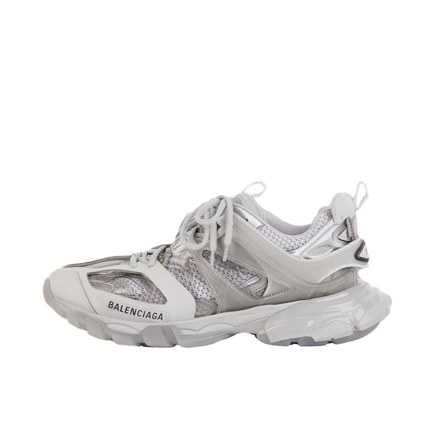 推荐商品：Balenciaga 巴黎世家 Track 1.0系列 轻便 时尚 包裹性 织物 休闲运动鞋 老爹鞋 灰色/白色