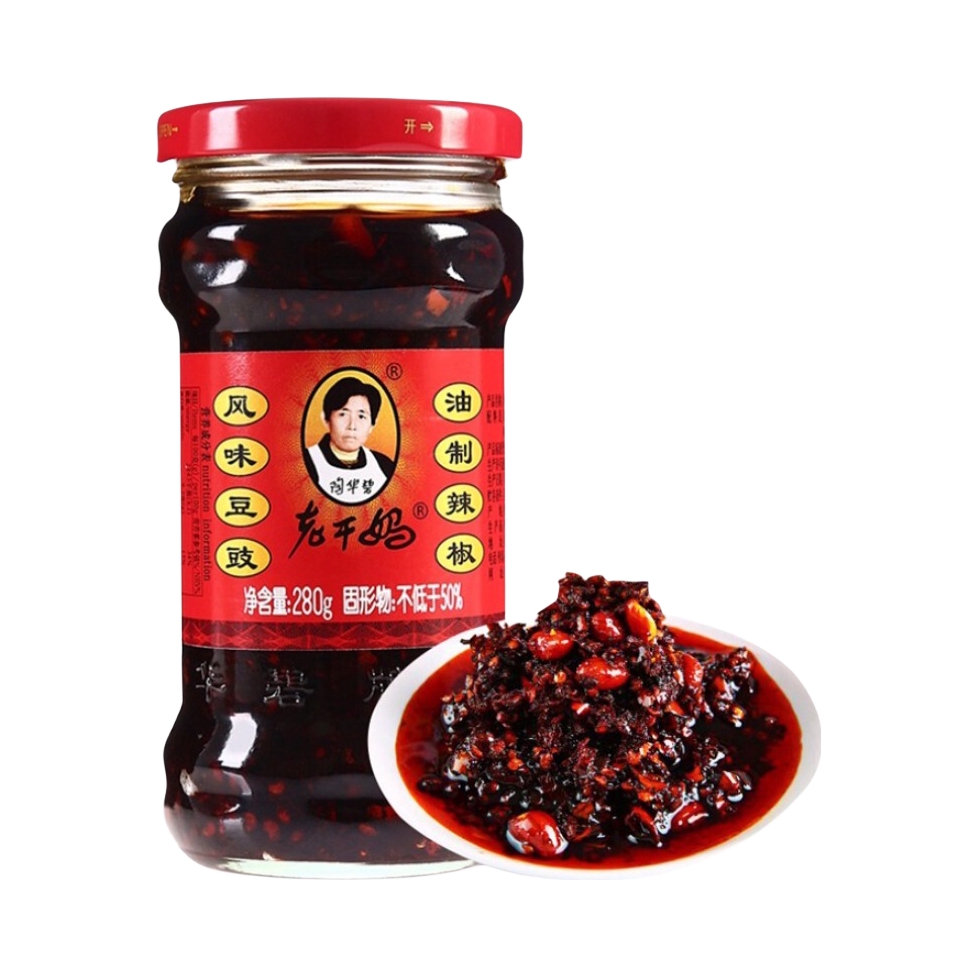 推荐商品：老干妈 风味豆豉油辣椒 瓶装 贵州特产香辣酱拌饭拌面下饭菜油制