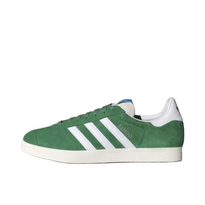 推荐商品：adidas Originals Gazelle T头鞋 德训鞋 板鞋 轻便复古薄底舒适百搭减震耐磨贴合圆头 鲜草绿