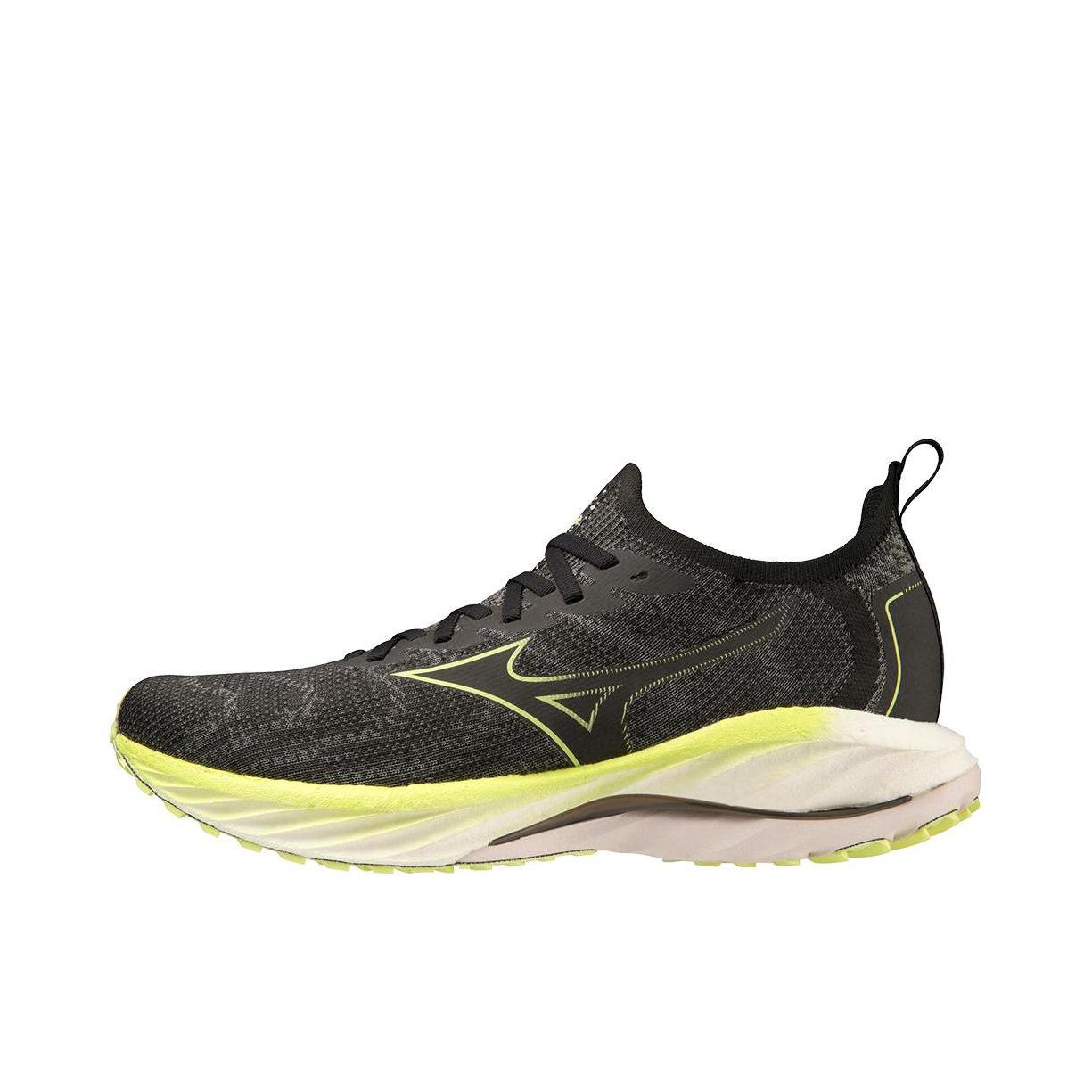 推荐商品：Mizuno/美津浓 WAVE NEO WIND 减震耐磨 舒适轻便 抗冲击 跑鞋 黑色/棕色