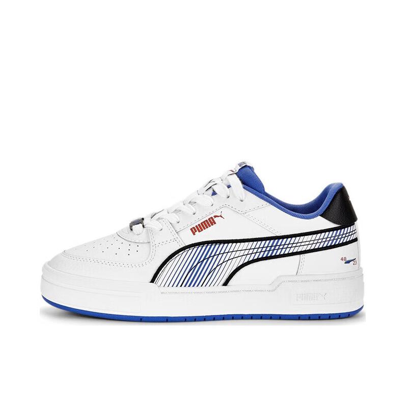 推荐商品：Puma/彪马 Ca Pro Classic 板鞋 舒适透气防滑耐磨厚底百搭复古时尚网球风拼接 白色/蓝色/黑色
