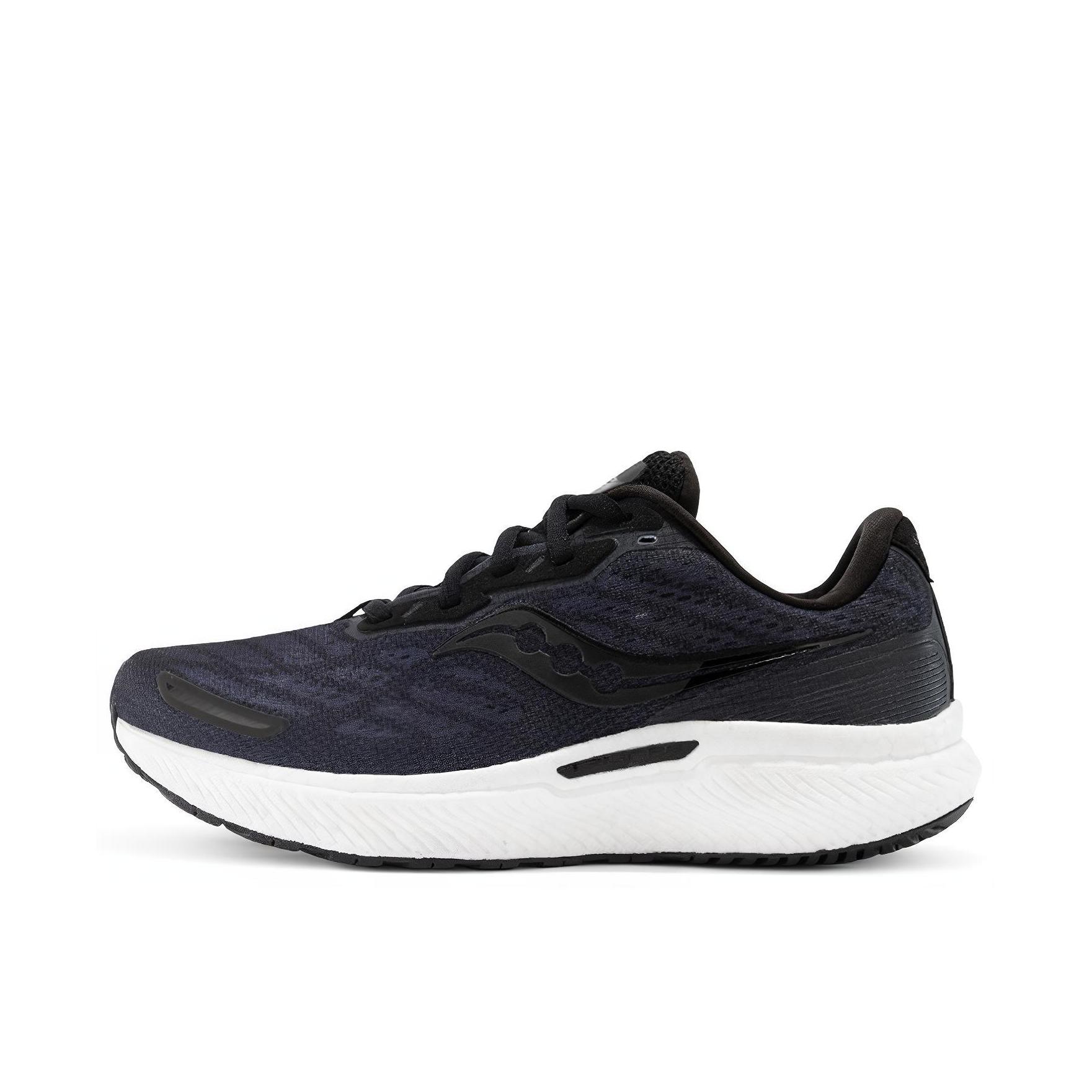 推荐商品：Saucony/索康尼 Triumph 胜利 19 缓震回弹 防滑耐磨 轻便透气 训练 支撑 织物合成革 马拉松 跑鞋 藏蓝/白色/鸳鸯