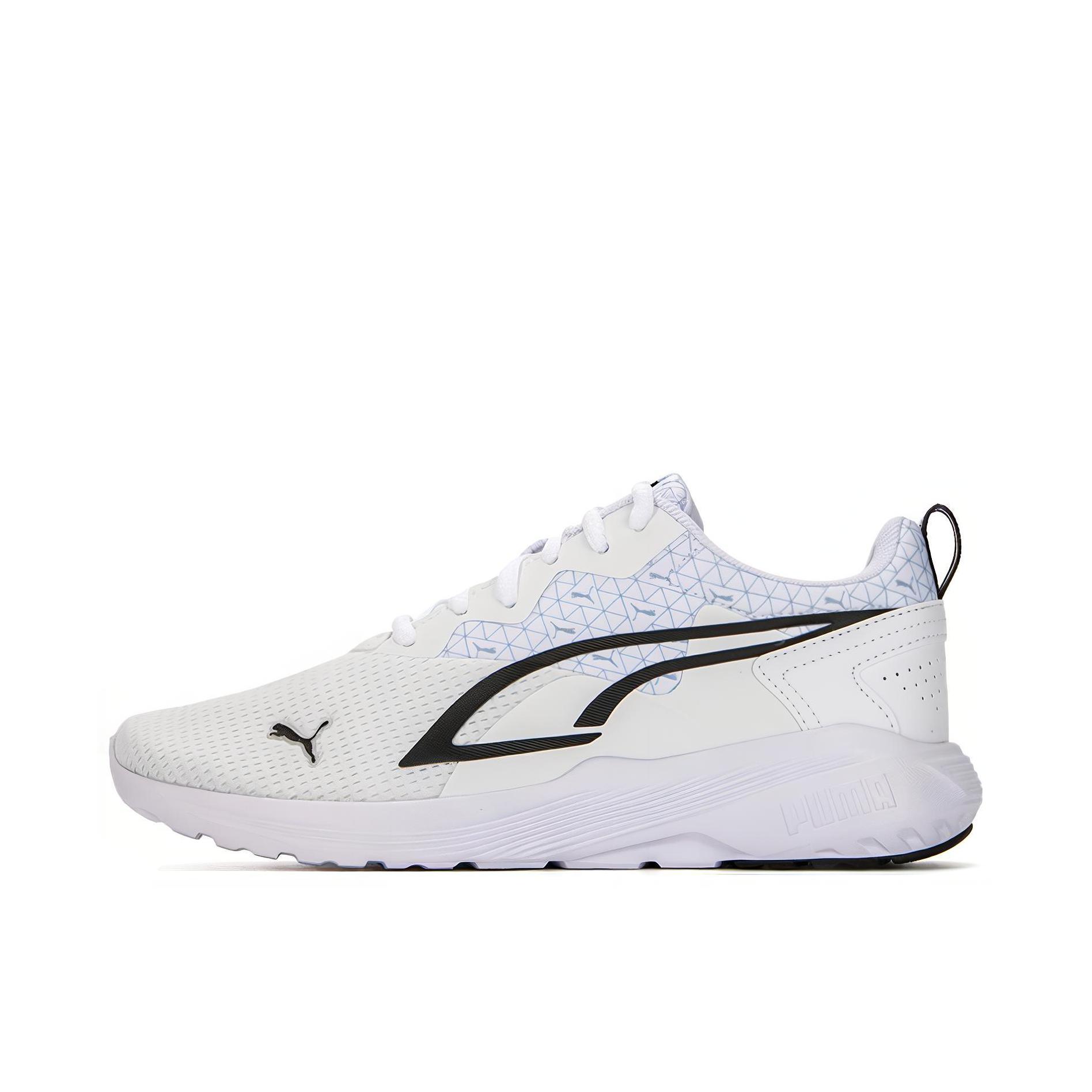 推荐商品：Puma/彪马 All-Day Active 休闲复古 减震 防滑耐磨 网面透气 运动 跑鞋 白色/黑色