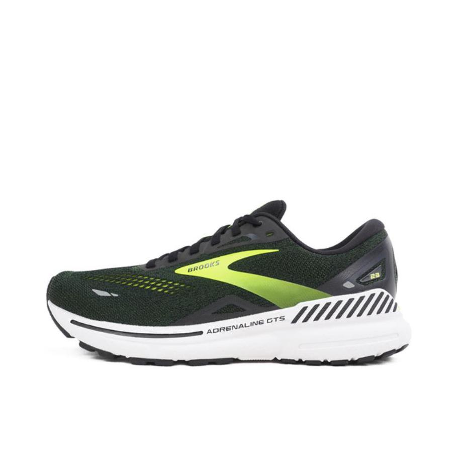 推荐商品：Brooks/布鲁克斯 Adrenaline GTS 追岚 23 缓震支撑 防滑耐磨 网面 舒适百搭 跑鞋 黑色/绿色/白色