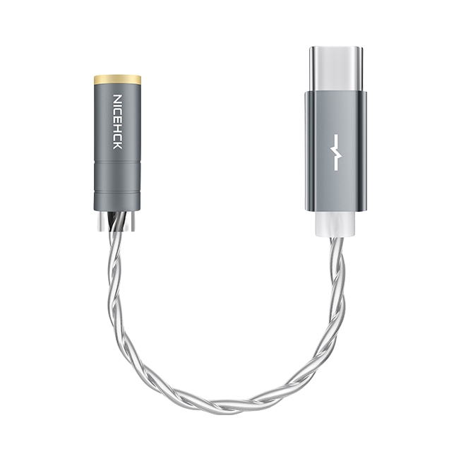推荐商品：NICEHCK NK1 Type-C转3.5mm 公对母 音频线 音频解码 随身携带