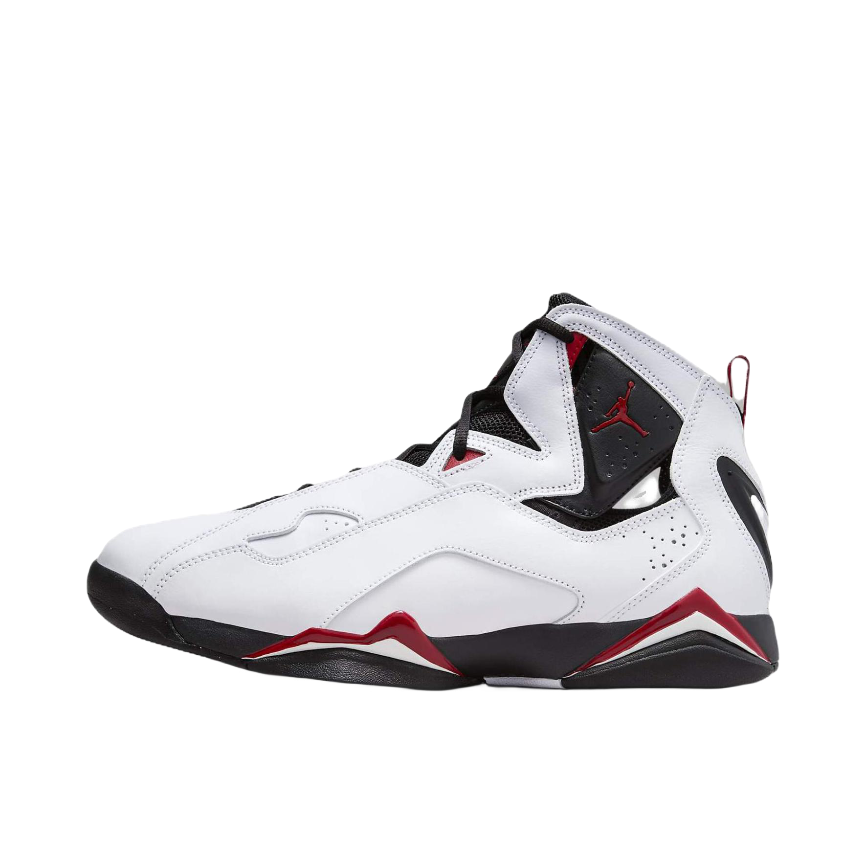 推荐商品：Jordan True Flight 加强版 篮球鞋 复古时尚防滑耐磨减震加合成革实战运动 男款/白色/黑色/红色
