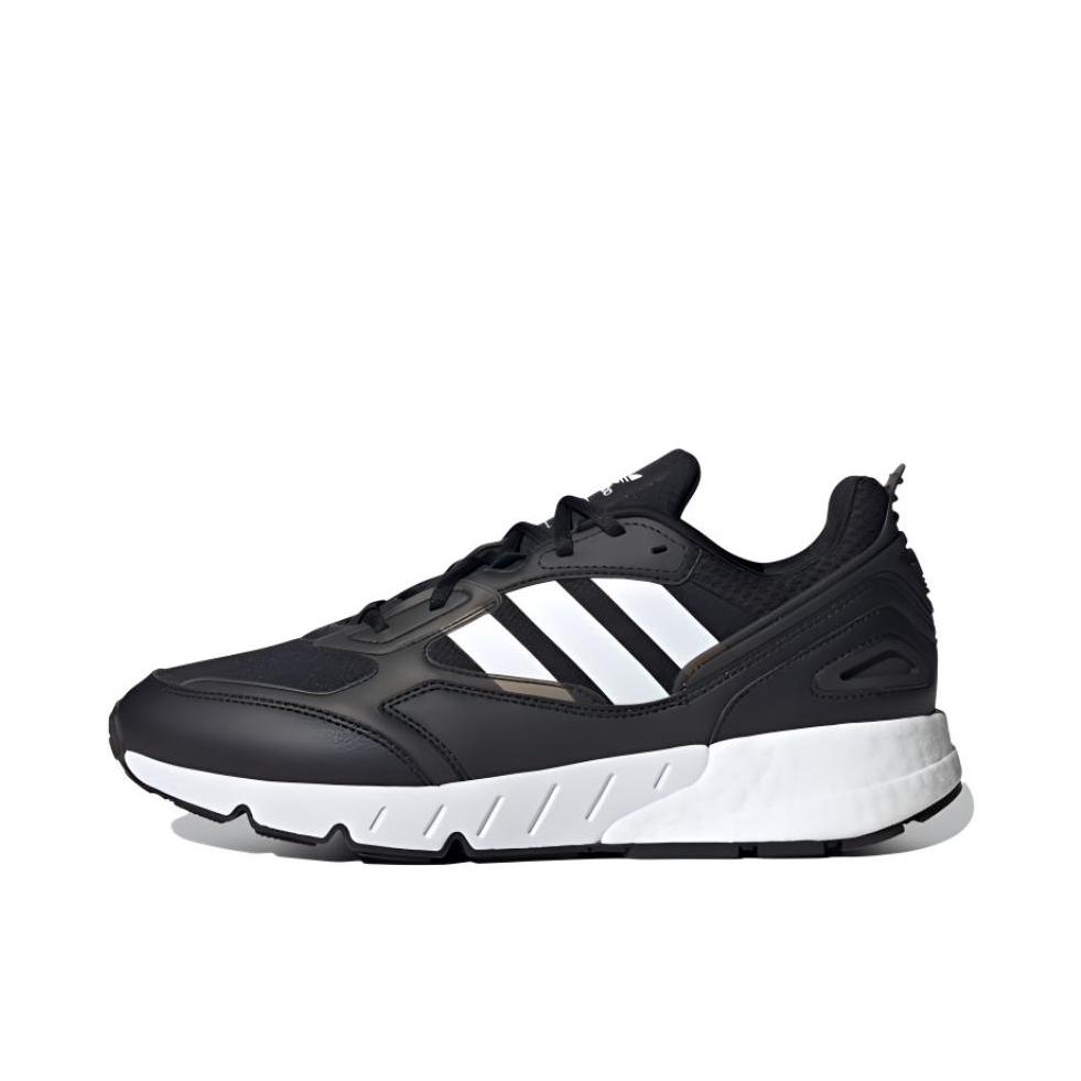 推荐商品：adidas originals ZX 1K Boost 2.0 缓震 防滑 耐磨 舒适轻便 网面透气 轻运动 跑鞋 黑色/白色