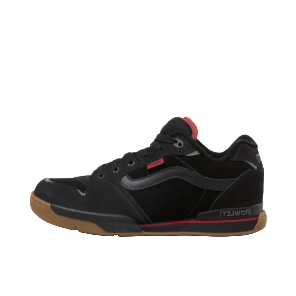 推荐商品：Vans/范斯 Rowley XLT LX 板鞋 防滑耐磨减震轻便舒适防水绒面革简约潮流百搭时尚 黑色/红色