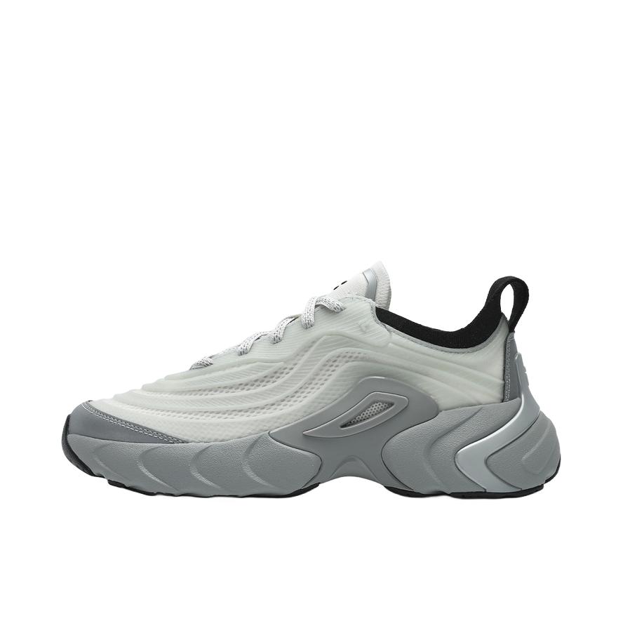 FILA/斐乐 FUSION RAY4 2024 舒适 防滑耐磨 低帮 复古百搭 运动休闲鞋 女款/雪白/银色/灰色